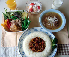 昼食の一例