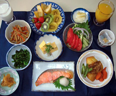 朝食の一例